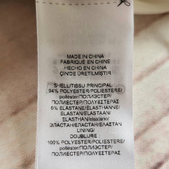 NWT Lauren Ralph Lauren Ruffle V-neck Sheath Dress Cream White | Women's Size 12 - Picture 9 of 11